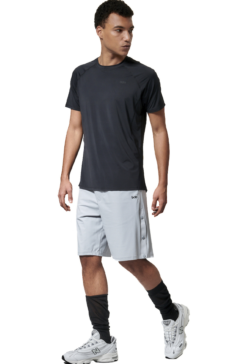Body Action - Men's Lightweight Short Sleeve Yoga T-Shirt - Image 2