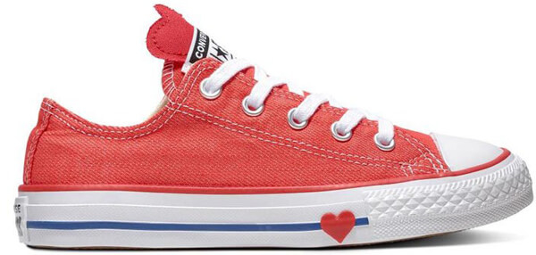 Converse - Chuck Taylor All Star Denim Love Low Top Little Kids - Image 4