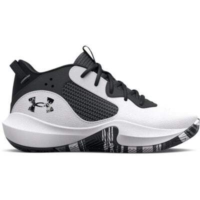 Under Armour - Lockdown 6 Αθλητικά Παιδικά Παπούτσια Μπάσκετ με Κορδόνια
