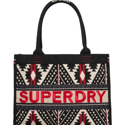 Superdry - Δερμάτινη Γυναικεία Τσάντα Tote Χειρός