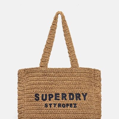 Superdry - Τσάντα Raffia City Tote