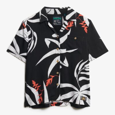 Superdry - Beach Resort Κοντομάνικο Γυναικείο Πουκάμισο