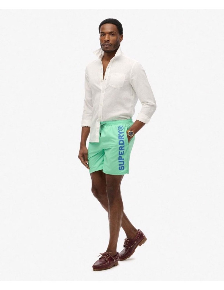 Superdry - Ανδρικό Μαγιό Σορτς με Σχέδια - Image 3