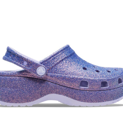 Crocs - Classic Platform Glitter Clog