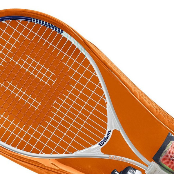 WILSON - Roland Garros Elite Jr Kit 23 White/Clay ΜΠΕΖ - Image 3