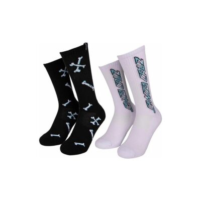 Santa Cruz - Salba Bones Sock 2 Pack