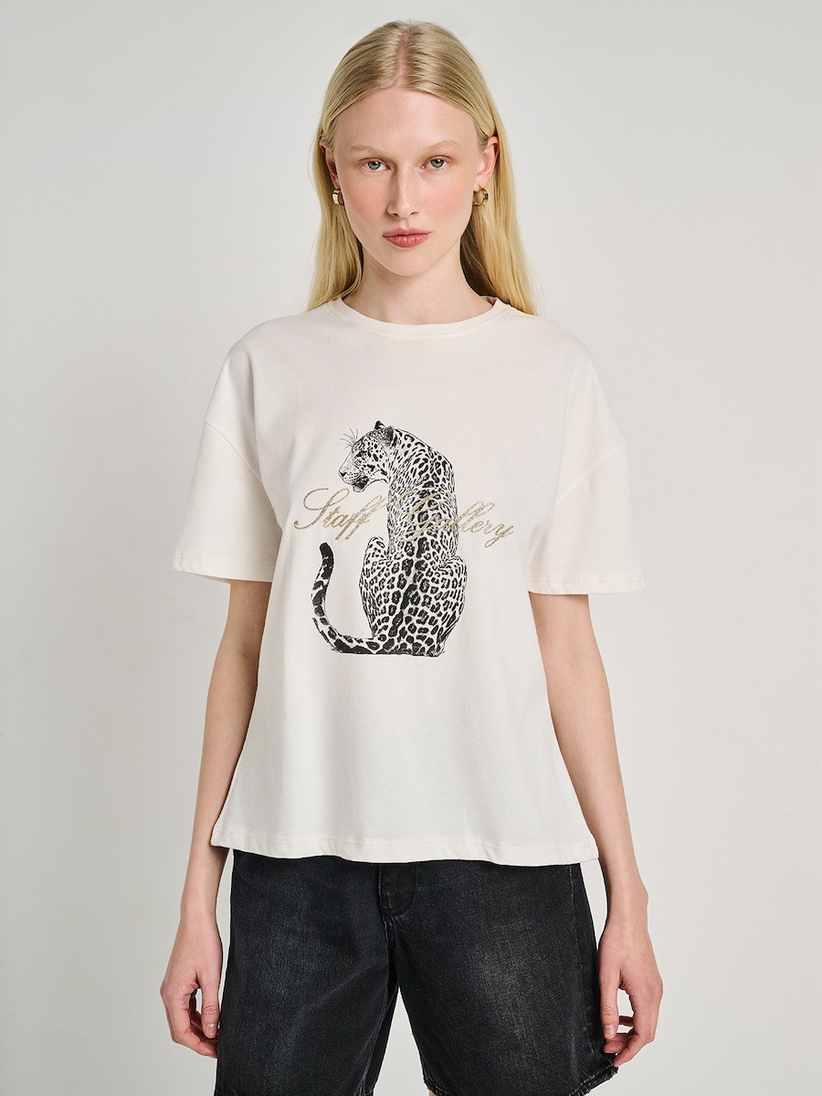 STAFF - LORNA T-SHIRT SHORT SLEEVE WHITE ΛΕΥΚΟ - Image 2