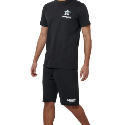 BODY ACTION - MEN'S SPORTSWEAR SHORTS BLACK ΛΕΥΚΟ