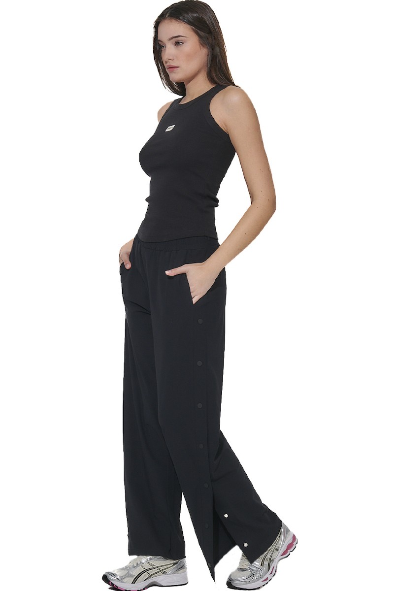 Body Action - Γυναικείο Υφασμάτινο Παντελόνι Wide-Leg Yoga - Image 6