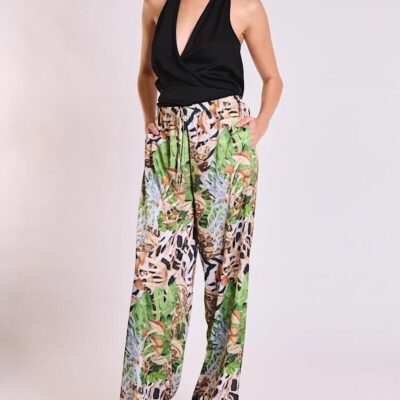 Collectiva Noir - Pants Γυναικείο Υφασμάτινο Παντελόνι