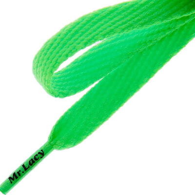 Mr.Lacy Flatties Κορδόνια Παπουτσιών Πράσινα 2τμχ