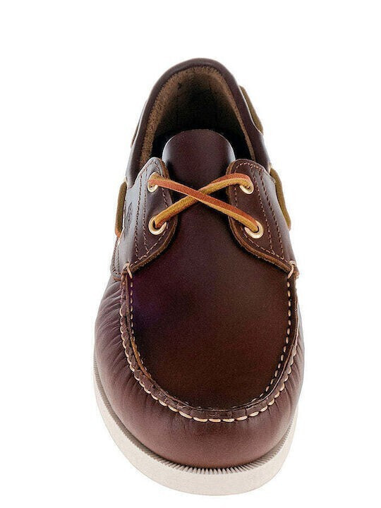 Chicago Ανδρικά Boat Shoes σε Ταμπά Χρώμα - Image 3