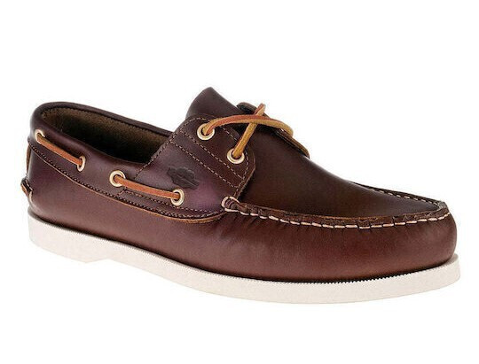 Chicago Ανδρικά Boat Shoes σε Ταμπά Χρώμα - Image 4