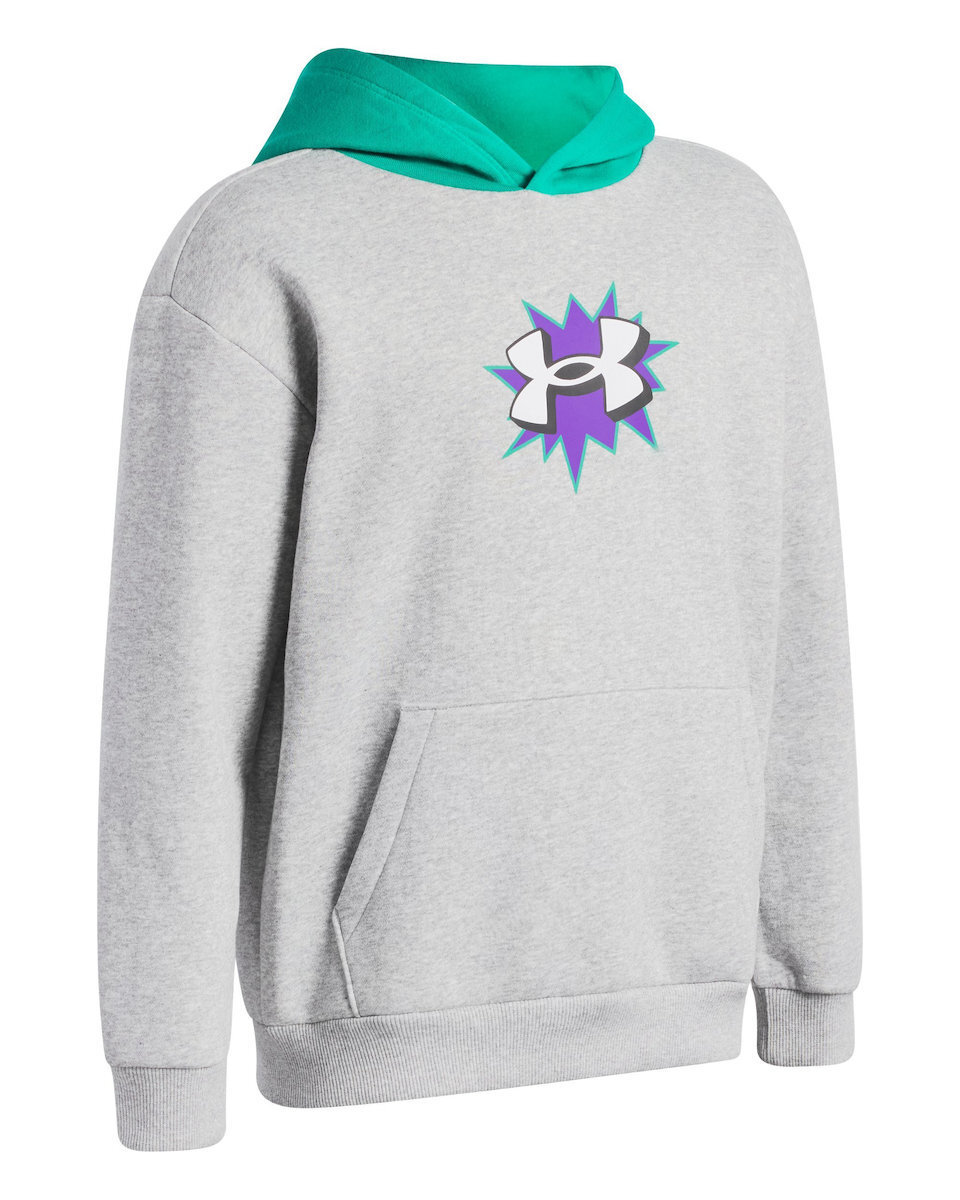 Under Armour - Rival Fleece Chrome Logo Boys' Hoodie - Image 3