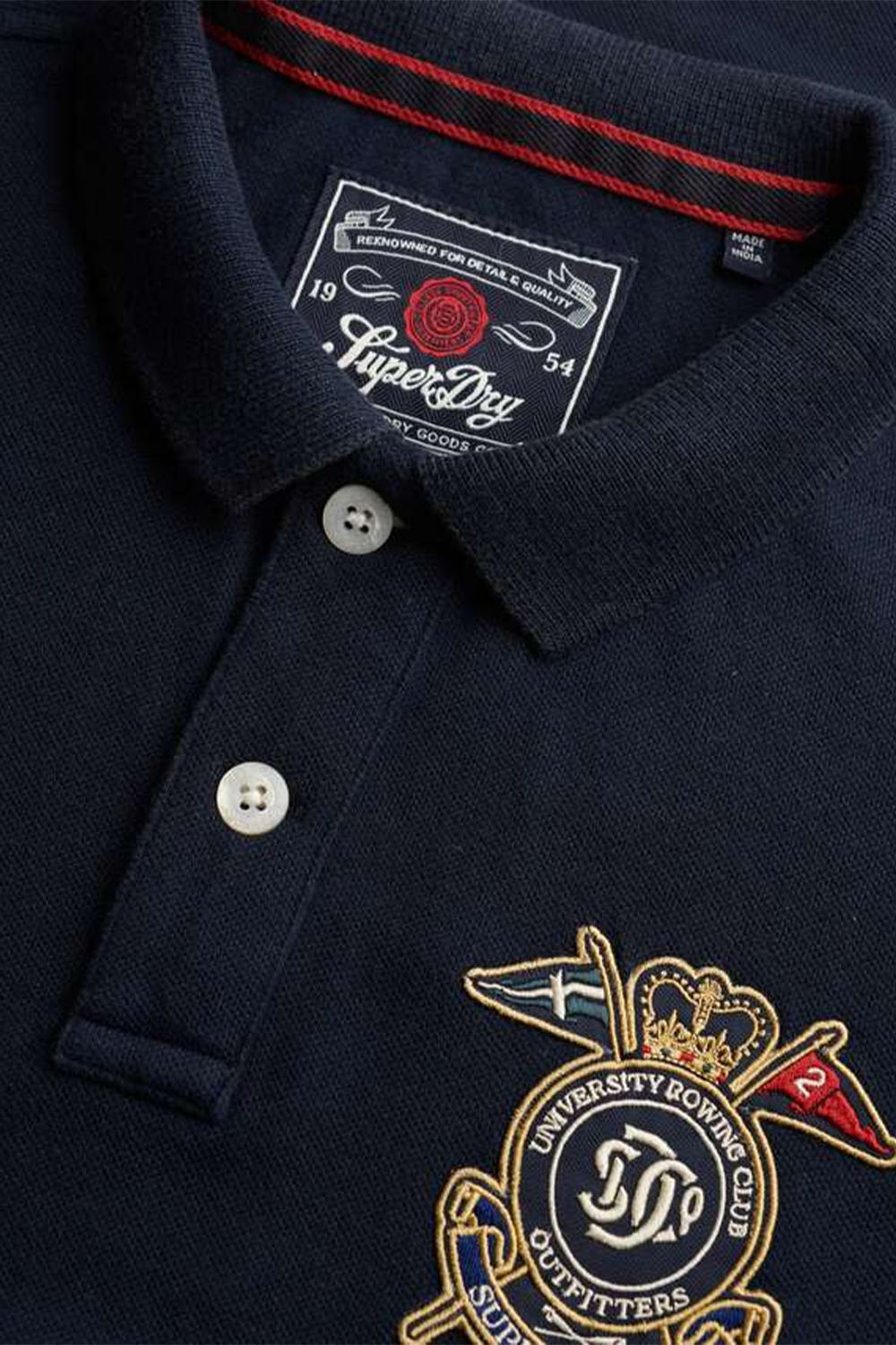Superdry - Crest Polo Μπλούζα - Image 4