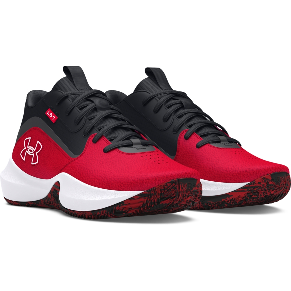 Under Armour - Lockdown 7 Χαμηλά Μπασκετικά Παπούτσια - Image 2