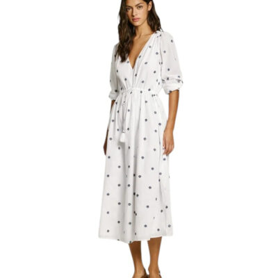 Pepe Jeans - Dress Καλοκαιρινό Midi Σεμιζιέ Φόρεμα