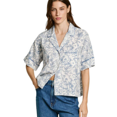 Pepe Jeans - Κοντομάνικο Λινό Πουκάμισο Floral