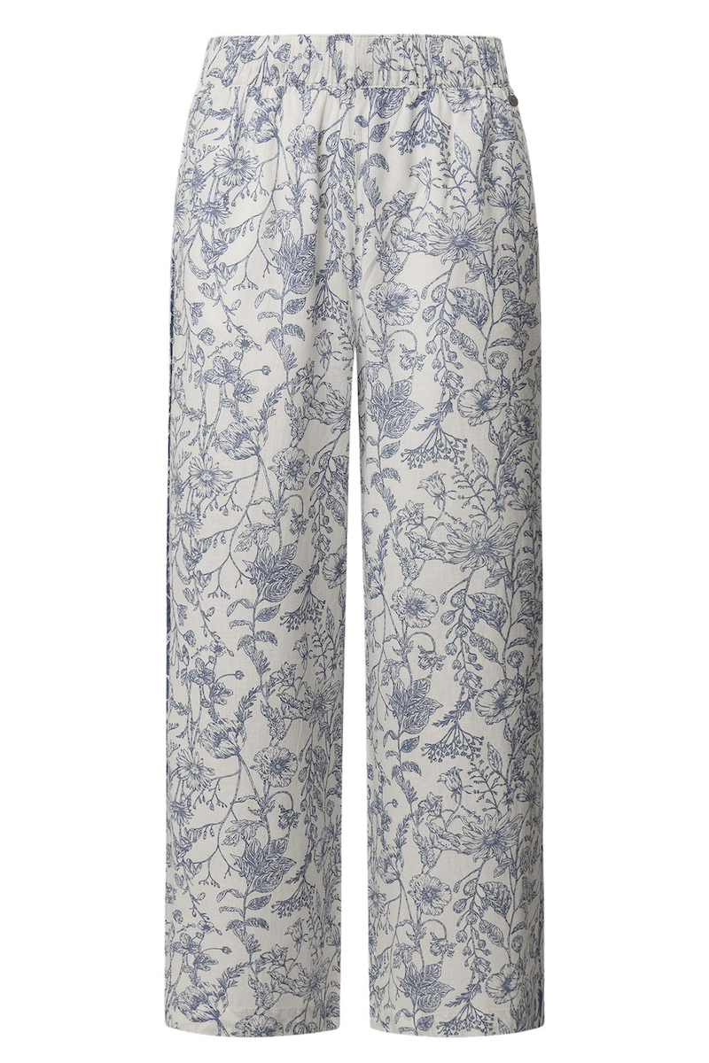 Pepe Jeans - Γυναικεία Λινή Παντελόνα με Λάστιχο Floral - Image 5
