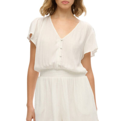 Superdry - Ovin Printed Playsuit Κοντομάνικο Ολόσωμο Σορτς