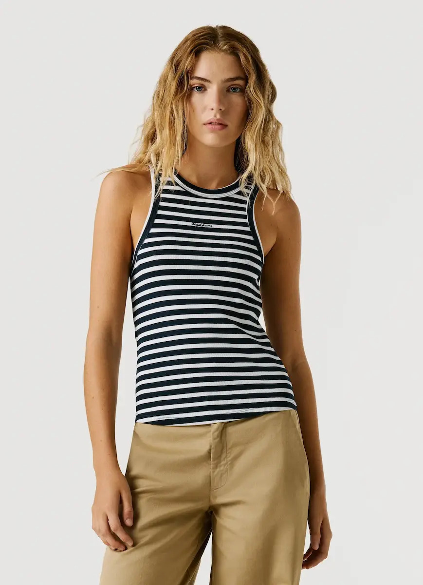 Pepe Jeans - Μπλούζα Αμάνικη Ριγέ - Image 2