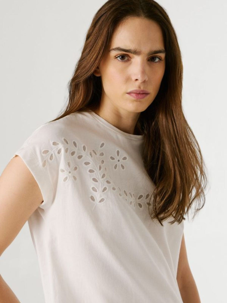 Pepe Jeans - Mina Γυναικεία Μπλούζα Βαμβακερή - Image 3