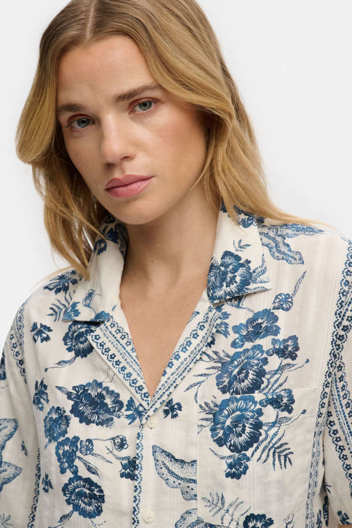 Superdry - Κοντομάνικο Γυναικείο Πουκάμισο Floral - Image 3