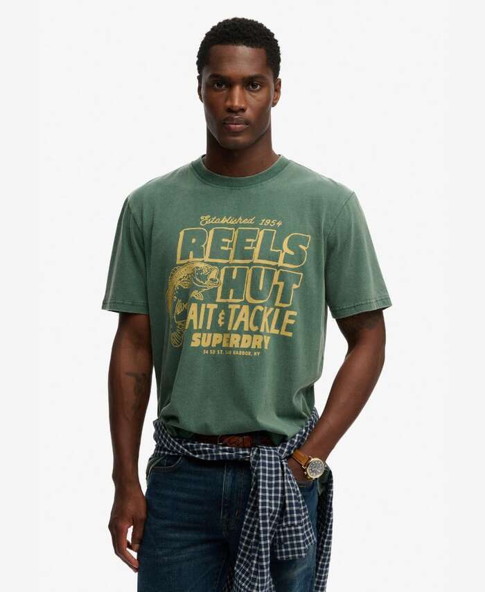 Superdry - Roadside Trade Loose T-Shirt Κοντομάνικο