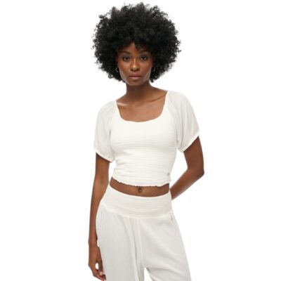 Superdry - D2 Ovin SS Smocked Woven Top
