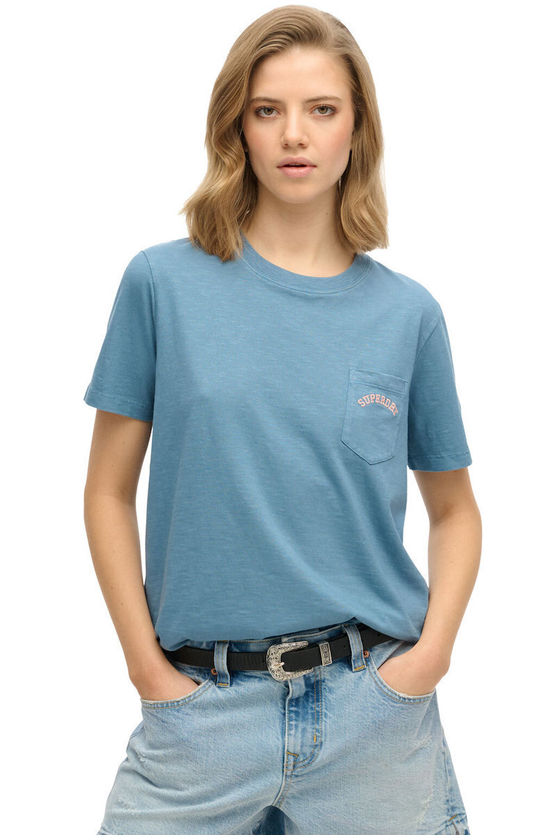 Superdry - D2 Ovin Essential Logo GD Pocket Tee