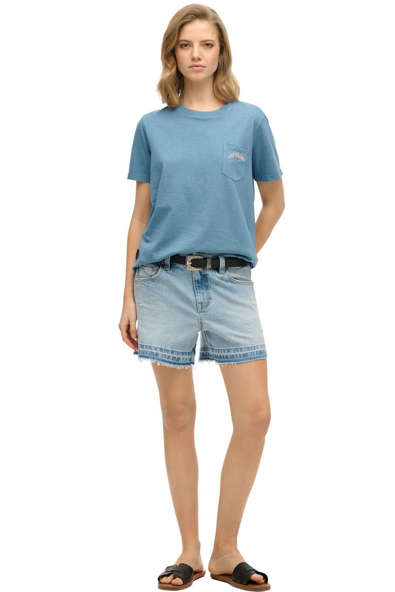 Superdry - D2 Ovin Essential Logo GD Pocket Tee - Image 4