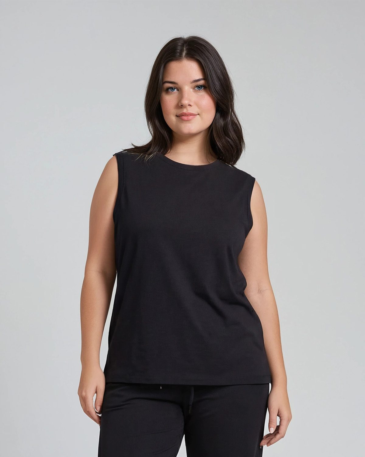 Body Action - Women's Loose Breathable Sleeveless Yoga Top - Image 4