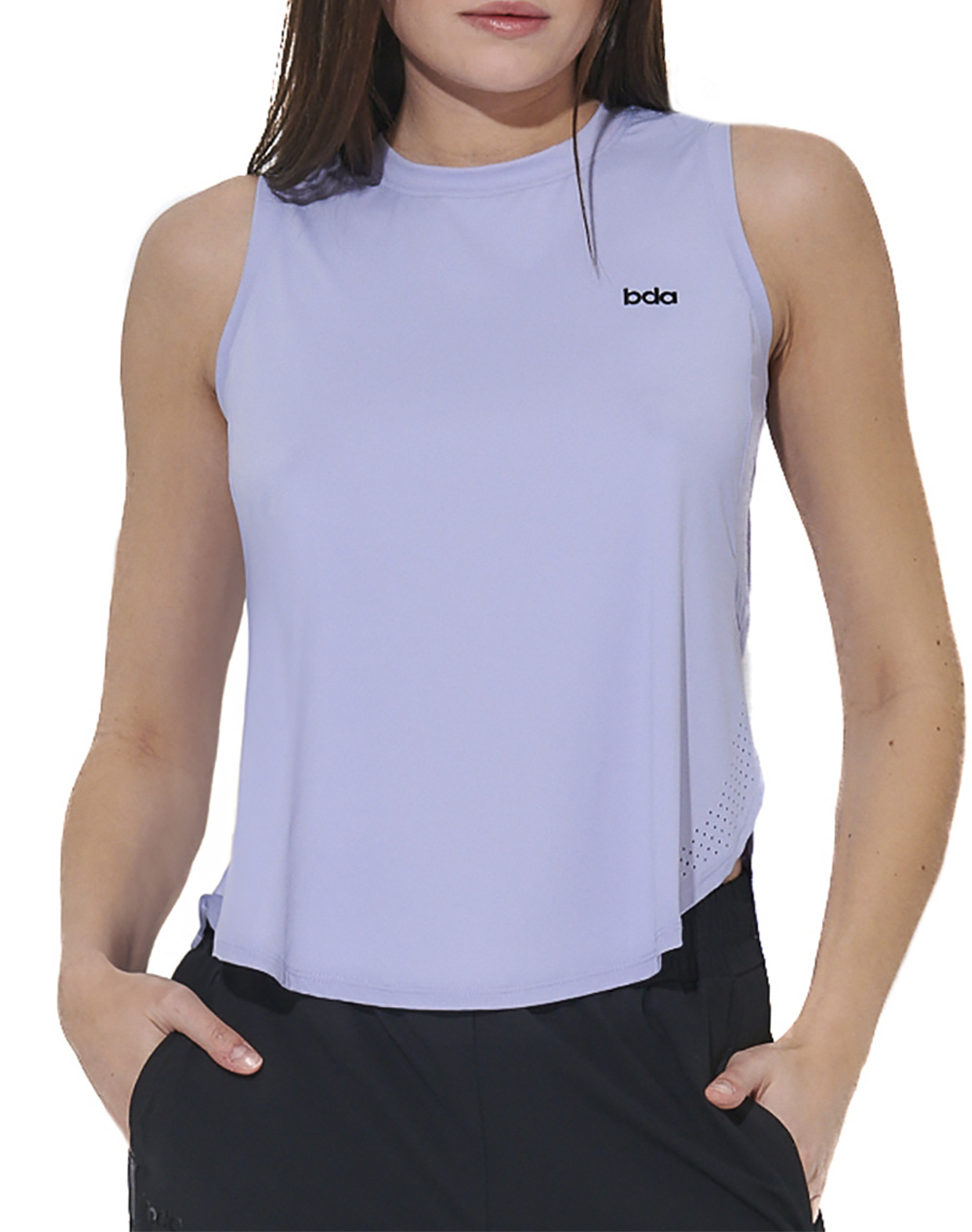 Body Action - Women's Loose Breathable Sleeveless Yoga Top - Image 2