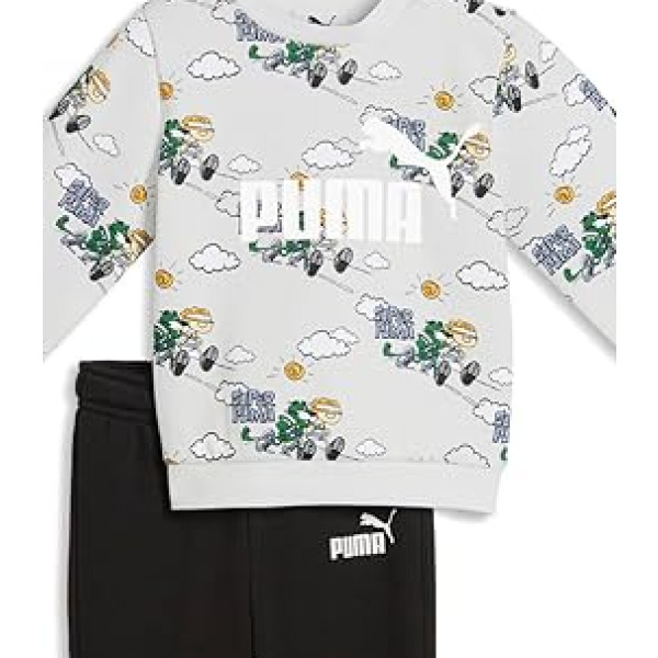 PUMA - Minicats Super Puma AOP Crew Set FL Inf - Image 3