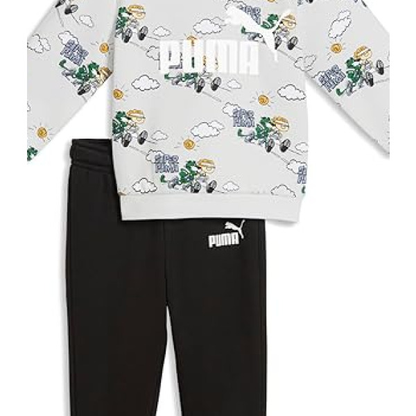 PUMA - Minicats Super Puma AOP Crew Set FL Inf - Image 2
