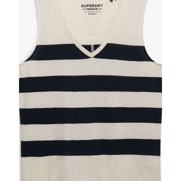Superdry - Studios Μπλούζα Βαμβακερή Αμάνικη με V Λαιμόκοψη - Image 2