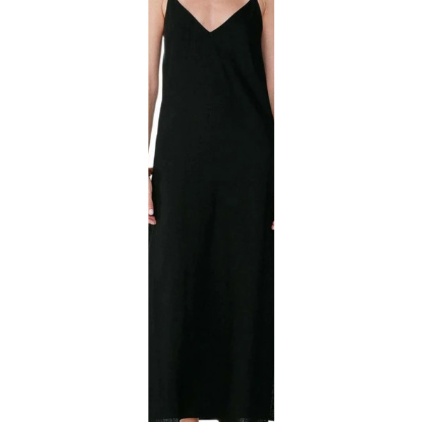 Grace & Mila - Wendra Maxi Καλοκαιρινό Καθημερινό Φόρεμα Λινό - Image 2