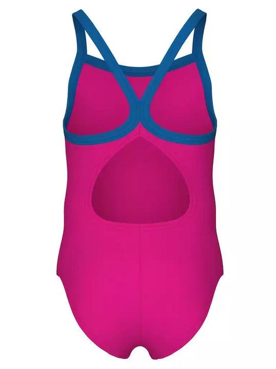 Arena Μαγιό Ολόσωμο Για Κορίτσι - Logo Kids Girl One Piece - 003605-680 - Pink - Image 3