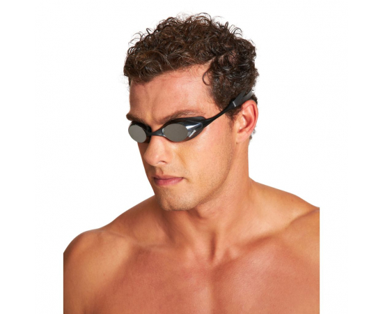 Arena Unisex Αγωνιστικά Γυαλάκια ασημί μαύρο - Cobra Swipe Mirror 004196-550 - Silver Black - Image 4