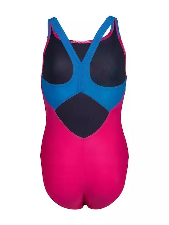 Arena Παιδικό Μαγιό Για Κορίτσια - Splash Point Swimsuit V Back - 007225-900 - Pink - Image 2