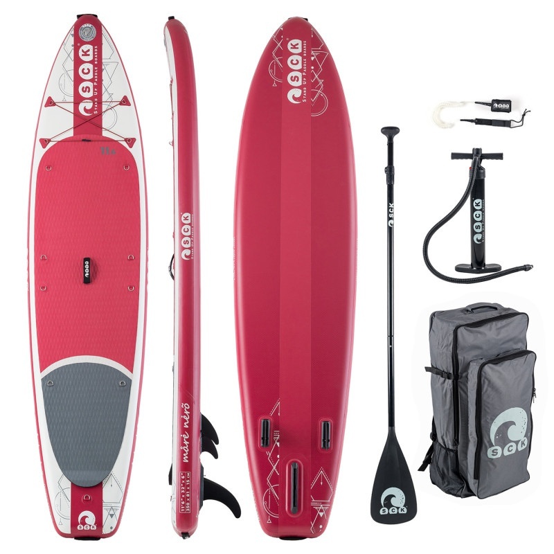 SCK Φουσκωτή Σανίδα SUP Πακέτο 350cm - Mare Nero - 0102-116049 - Red