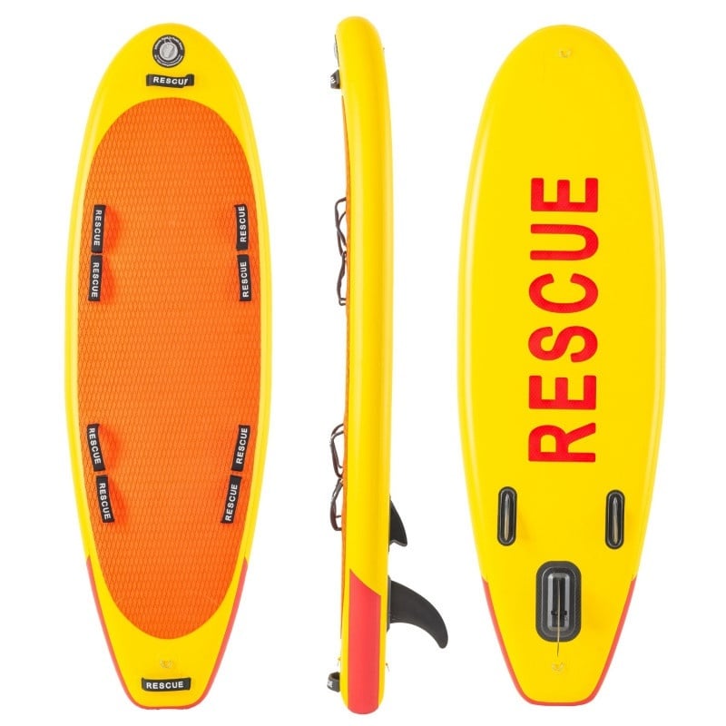 SCK Φουσκωτή Σανίδα SUP Πακέτο 244cm - Rescue - 0102-85424 - Yellow/Orange - Image 2
