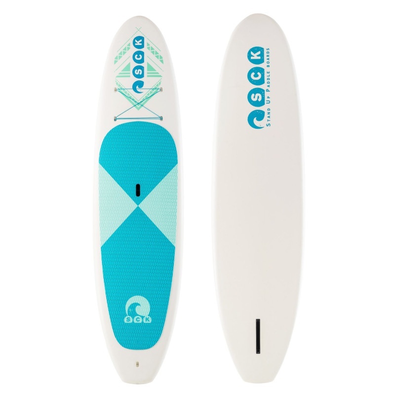 SCK Σανίδα SUP HDPE Με EPS Πυρήνα 330cm - Vivere - 0103-101071 - White/Lightblue - Image 2