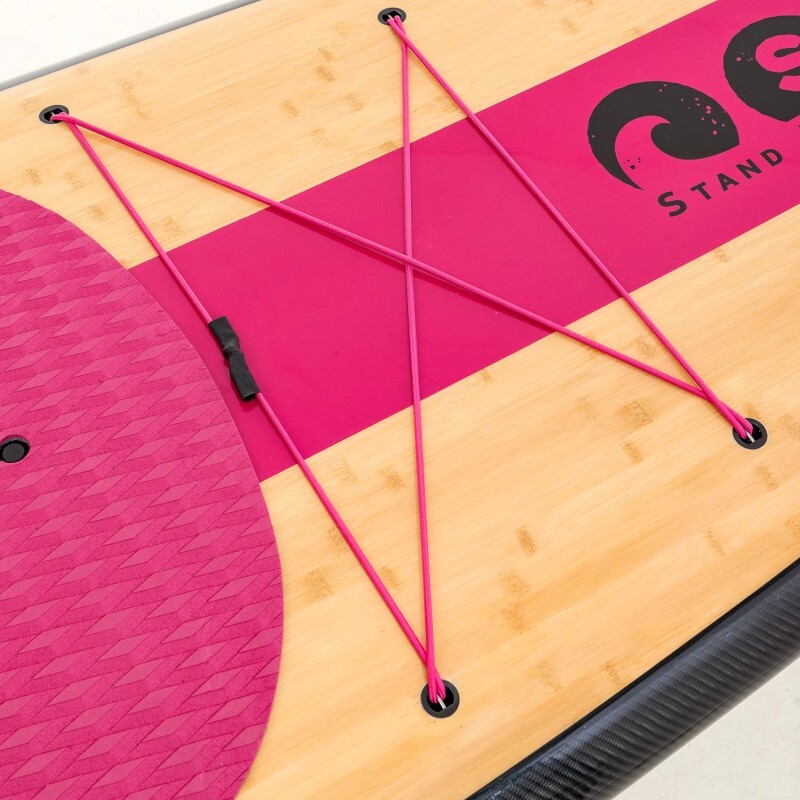 SCK Σανίδα SUP Bamboo 320cm - Carbon Ruby - 0103-10642519 - Pink - Image 3