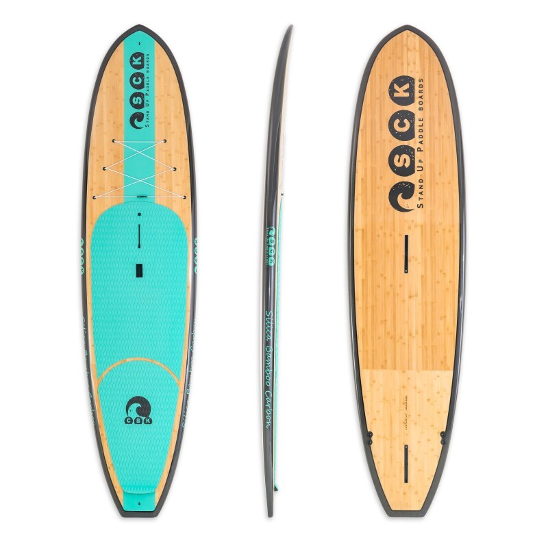 SCK Σανίδα SUP Bamboo 350cm - Carbon Silica - 0103-116112519 - Turquoise