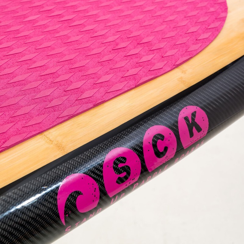 SCK Σανίδα SUP Bamboo 350cm - Carbon Ruby - 0103-11642519 - Pink - Image 2