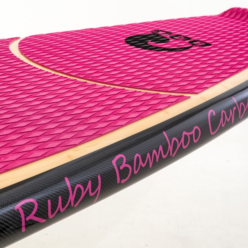 SCK Σανίδα SUP Bamboo 350cm - Carbon Ruby - 0103-11642519 - Pink - Image 4