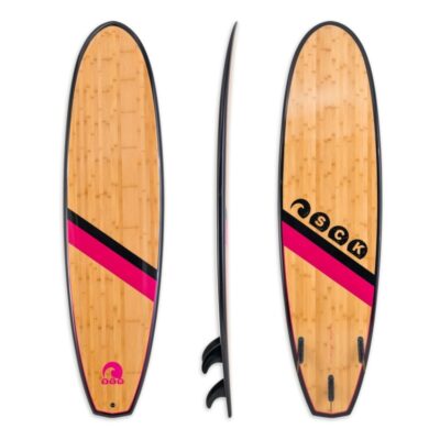 SCK Σανίδα Surf Epx Bamboo 7’2'' - 0106-728425 - Black-Ruby