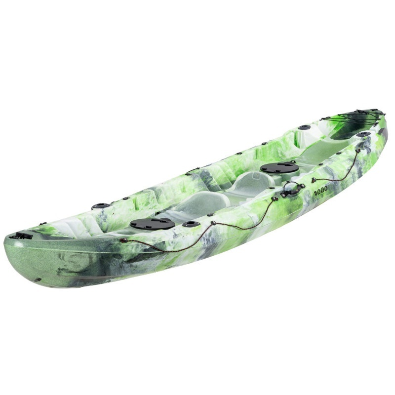 SCK Θαλάσσιο Καγιάκ 2+1 Θέσεων - Nereus Hd - 0201-371278 - Green-White-Black - Image 4
