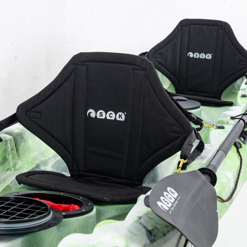 SCK Θαλάσσιο Καγιάκ 2+1 Θέσεων - Nereus Hd - 0201-371278 - Green-White-Black - Image 6